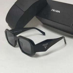 Prada 17WS Sunglasses Black Frame Women Men Sunglasses - Picture 1 of 4