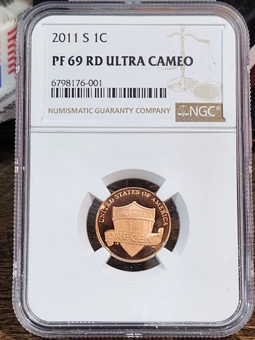 2011 S Lincoln 1c, NGC Certified PF 69 UCAM RD, 001 Cover