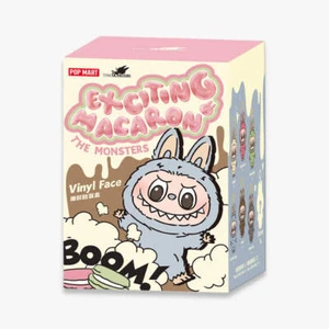 Pop Mart Labubu Los Monstruos Emocionante Macaron Vinilo Cara Colgante (Ciego Único B - Imagen 1 de 11
