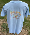 T-Shirt THE OLDER THE VIOLIN, THE SWEETER THE MUSIC Gr. L Vintage einzelner Stich 50/50