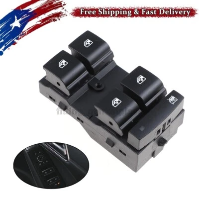 Interruptor de ventana eléctrica lado del conductor delantero 20917599 para Chevrolet Equinox 2010-2017 Foto 1 de 4