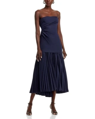 Vestido A.L.C Austin en azul marino marítimo precio de venta sugerido por el fabricante $695 Foto 1 de 3