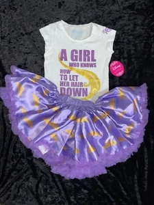 Disney Collection by tutu couture 2 pc set RAPUNZEL- 4/5T - Picture 1 of 7