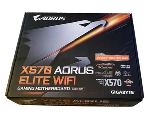 Placa madre GIGABYTE X570 AORUS ELITE WIFI (Doble M.2 PCIe 4.0) AMD AM4 ATX NUEVA - Imagen 1 de 5
