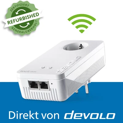 devolo Magic 2 WiFi next Powerline 2400 Mbps Mesh WLAN Verstärker 1x Adapter - Bild 1 von 4