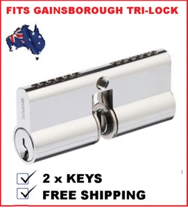 1x Replacement Door lock Barrel for Tri-Lock Cylinder Suits Gainsborough Trilock - Picture 1 of 2