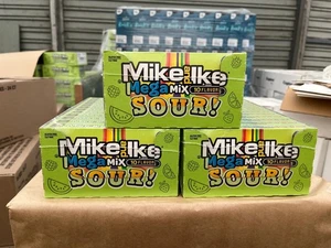 3 x Ein Karton mit Mike and Ike Megamix Sour (MHD ABGELAUFEN 06.2024) Restposten - Bild 1 von 7