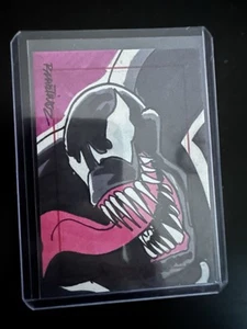 2009 Spider-Man ARCHIVES Sketch Card 1/1 Venom SKETCHAFEX! - Picture 1 of 2