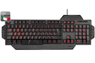 Speedlink RAPAX USB Gaming Tastatur LED Italien IT ITA QWERTY Keyboard-Layout - Bild 1 von 3