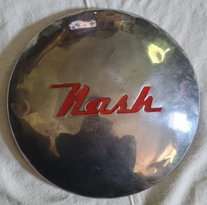 Vintage Nash Hubcap Dog Dish 10” Hub Cap - Picture 1 of 10