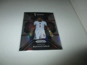 Bukayo Saka 2022 Panini Prizm Copa Mundial FIFA Qatar Plata #9 - Imagen 1 de 1