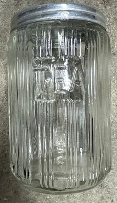 LOTE DE LISTADO FRASCO DE TÉ ORIGINAL GABINETE HOOSIER, ¡MUY BONITO! Foto 1 de 4