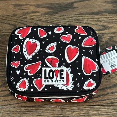 Brighton Hearts A Flutter Travel Jewelry Case NWT - Image 1 of 4