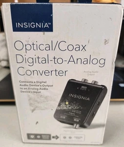 Insignia NS-HZ313 Adattatore convertitore audio digitale ottico/coassiale ad analogico RCA - Foto 1 di 10