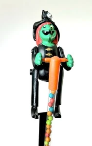 Vintage 1997 Bee INTL. GREEN WITCH Acrobatic 12” Candy Container HALLOWEEN - Picture 1 of 5