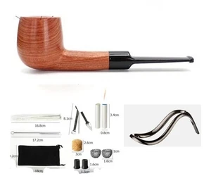 Pfeife zum Rauchen, Pfeifenset,Tabakpfeife mit viel Zubehör, Redwood, 9mm Filter - Bild 1 von 8