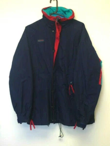 Vintage Mens Columbia Long's Peak Ski Jacket Medium Zipper Up 90's - Picture 1 of 10
