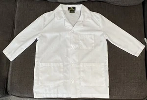 Natural Uniforms Childrens Lab Coat- White Size 4 dress up Toddler Halloween - Picture 1 of 7