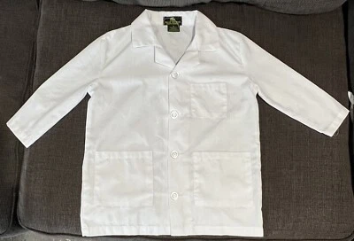 Natural Uniforms Childrens Lab Coat- White Size 4 dress up Toddler Halloween - Image 1 of 4