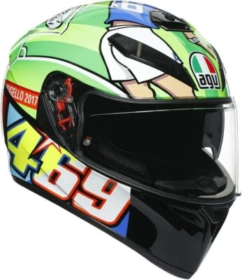Casco AGV Integral K3 SV Valentino Rossi Mugello 2017 Pinlock Talla XS - Imagen 1 de 4