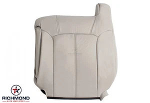 Chevy Tahoe Z71 2001 - Cubierta de asiento de cuero de repuesto con respaldo inclinado del lado del conductor bronceado- - Imagen 1 de 11