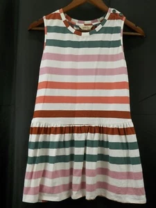 Matilda Jane Dress Girls Small Stripe Knit Casual Sleeveless - Picture 1 of 5