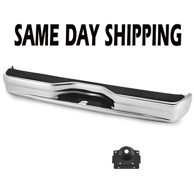 For 1992-2014 Econoline E-150 E-250 E-350 Chrome Rear Bumper Assembly FO1103205 - Image 1 of 4