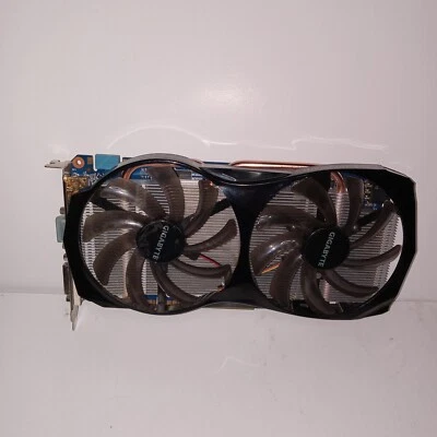 Gigabyte GTX 550 Ti Pc Graphics Card 1GB GDDR5 PCIe Video GV-N550WF2-1GI - Image 1 of 4
