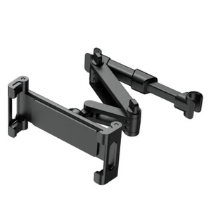1*Car Black Universal Telescopic Back Seat Phone Holder Tablet Support New - Zdjęcie 1 z 4