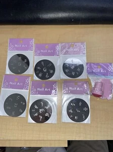 7 Pieces Nail Art Stamping Plates Stamper Scraper Set Template Tools Manicure - Bild 1 von 8