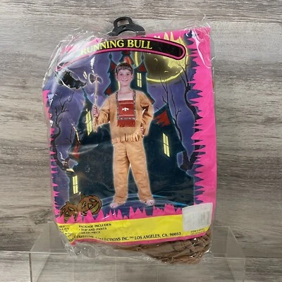 Disfraz Niño Grande 10-12 Toro Correr Indio Nativo Americano Acción de Gracias Foto 1 de 4