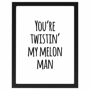 Happy Mondays, Step On, Twisting Melon Man, letra, hogar, póster, impresión A4 o A5 - Imagen 1 de 2