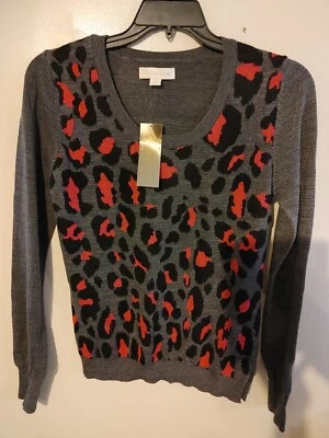 Nicki Minaj Mujer Gris Estampado Leofard Grande Nuevo con Etiquetas Foto 1 de 3