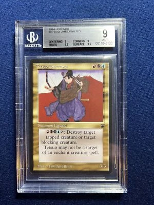 MTG Legends Tetsuo Umezawa R D CGC 9 Quad++ Mint (9.5 edges/surface) 1994  - Image 1 of 2