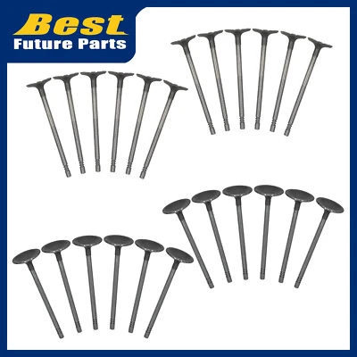 24PCS Exhaust & Intake Valves For 1996-2012 Ford Mazda 3.0L DOHC VIN 1 Cu. 181 - Image 1 of 4