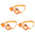 Set Of 3 Bee Swimming Goggles Pc Child Safety For Kids Scuba Diver Toy