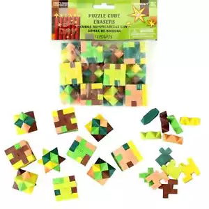 TNT Party Favours Puzzle Cube Erasers Rubbers Gaming Party Bag Favours 12 Pack - Picture 1 of 1