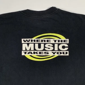 VTG Sony Walkman Promo Where The Music Takes You Long Sleeve Shirt Mens Large - Picture 1 of 9