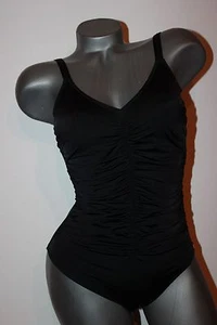 Triumph Badeanzug "Batik Bloom OP" schwarz 38 B ohne Bügel leicht wattiert - Bild 1 von 8