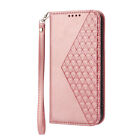 For Samsung S23 Ultra S22 S21 A13 A53 5G Magnetic Leather Flip Wallet Strap Case
