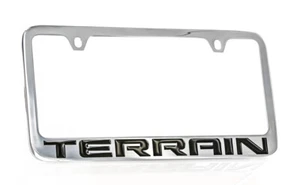 GMC Terrain 2012-16 Cromado Latón Metal Placa Marco - Imagen 1 de 4
