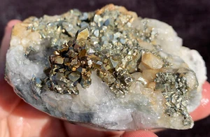 300g Rare & Raw Natural Iron Pyrite Cube Nugget Native Rough Specimen Perú ip1609 - Imagen 1 de 12