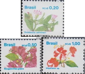 Brasil 2303-2305 (completa.edición.) nuevo con goma original 1989 flores - Imagen 1 de 1