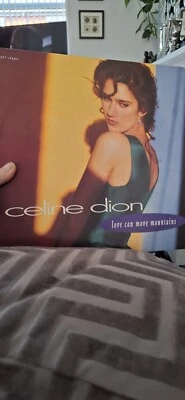  Celine Dion 12" remix vinyl record Love Can Move Mountains & Unison remixes DJ - Image 1 of 4