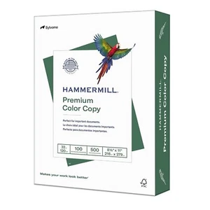 Hammermill Premium Color Copy Paper 32lb 500 Sheets Super Bright White - Picture 1 of 7