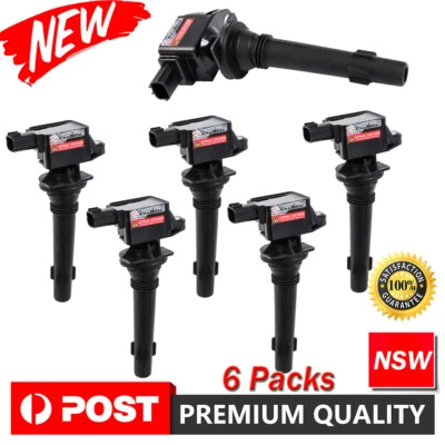 6X Ignition Coil for Ford Falcon 2010 FG Sedan 4.0 i G6/XR6 RWD Petrol 4.0L 6cyl - image 1 of 4