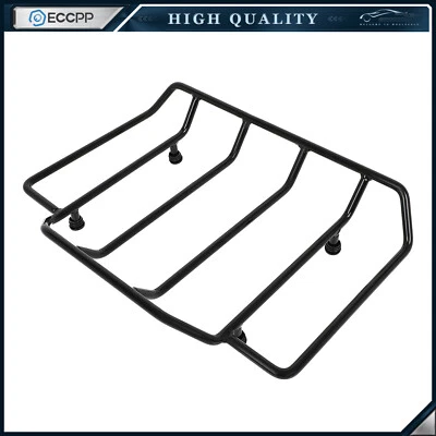 Black Tour Pack Pak Trunk Top Luggage Rack For Harley Davidson Touring Limited - Image 1 of 4