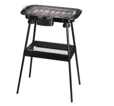 GRIGLIA ELETTRICA 2000W BARBECUE GRILL BISTECCHIERA BBQ DA GIARDINO O INTERNO