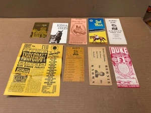Rare Lot of Bookie Horse Racing Program Inserts Del Mar California Memorabilia - Picture 1 of 12