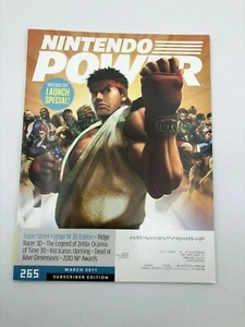 Nintendo Power Magazine Vol 265 März 2011 Super Street Fighter IV mit Poster - Bild 1 von 9